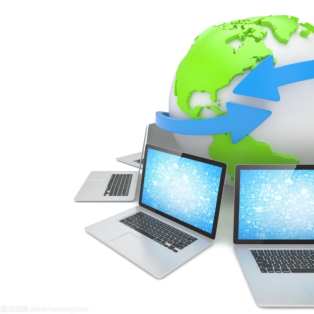 筆記本電腦網絡與地球計算機網絡科技的交匯